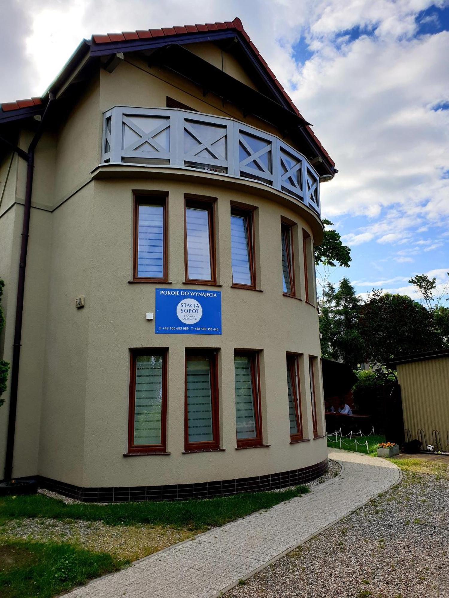 Stacja Sopot Pokoje Do Wynajecia Hotell Eksteriør bilde